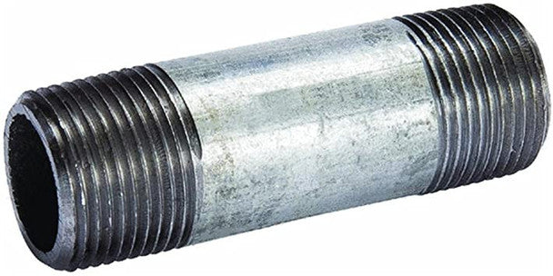 Steel Welded SCH40 Galvanized Pipe Nipple (2"–3/8")