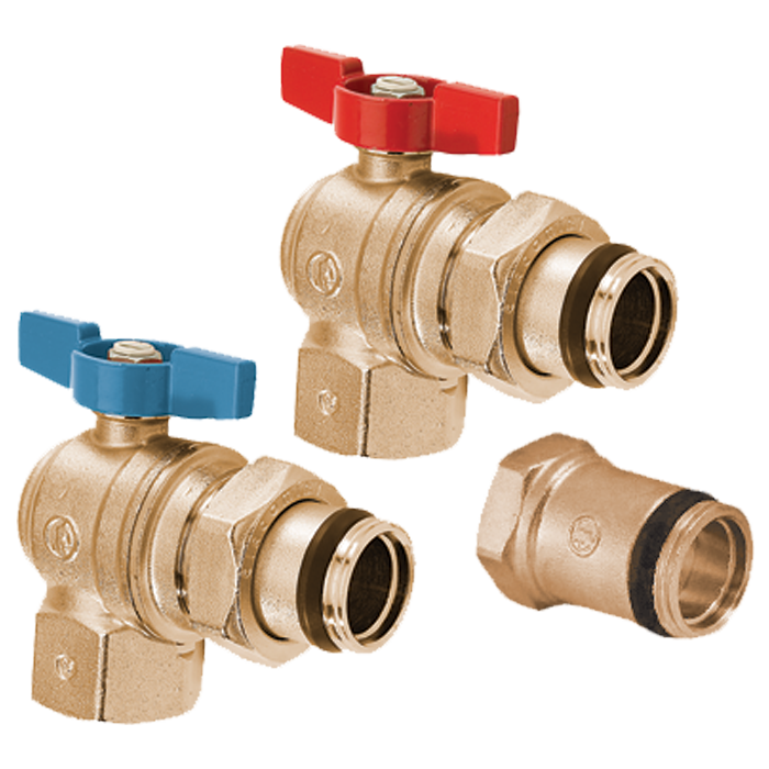 Legend Brass Angle Iso. Valve Pair