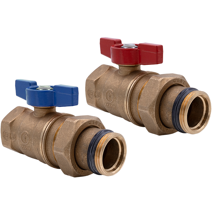 Legend Brass Isolation Valve Pair