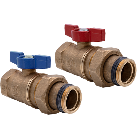 Legend Brass Isolation Valve Pair