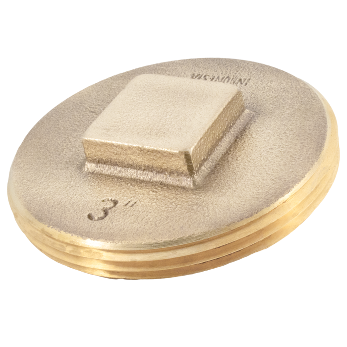 Legend Brass Square Head DWV Plug