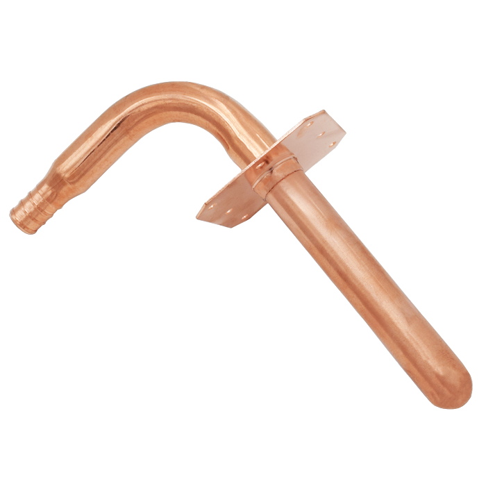Legend Copper Crimp Stub Out w/Flange
