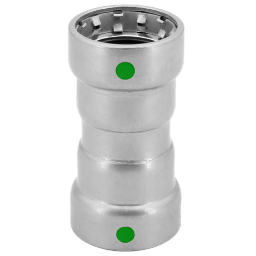 Carbon Steel Press Coupling with Stop – LegendPress CSW Press Fitting