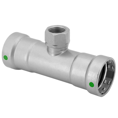 Carbon Steel Press x FNPT Reducing Tee – LegendPress CSW Fitting