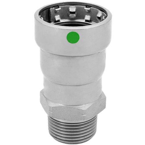 Carbon Steel Press Male Adapter – LegendPress CSW NPT Transition