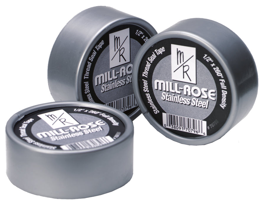 Blue Monster 70891 STN STL PTFE TAPE,1/2"X260"