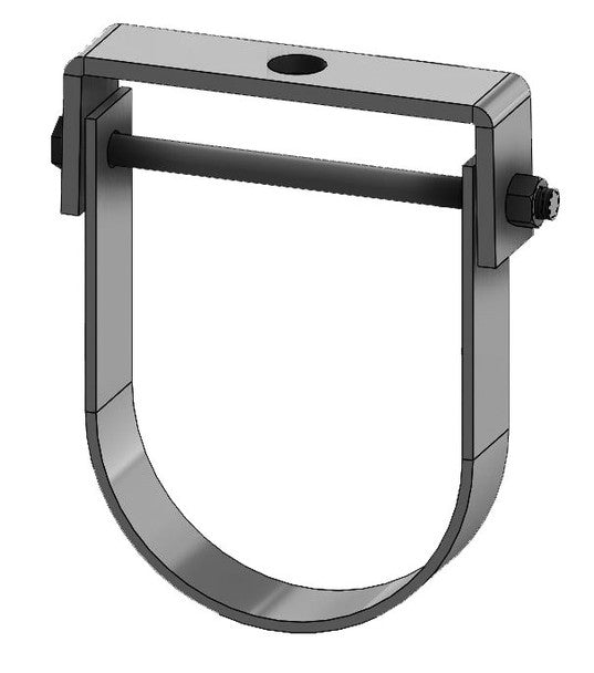 Clevis Flat Top Electro-Galvanized 8" IPS