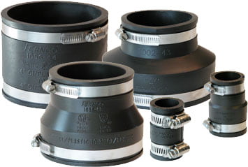 Fernco 1059 Plastic Socket Coupling – Socket to Plastic Pipe