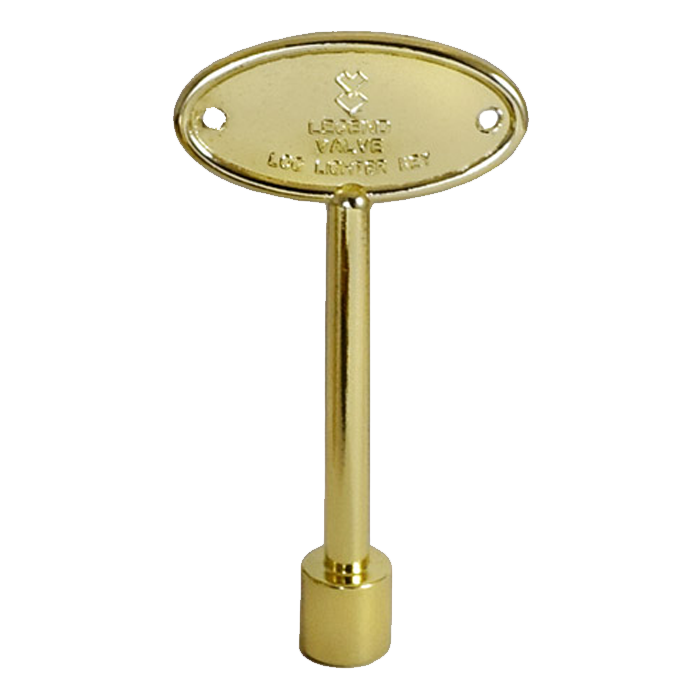 Legend Polished Brass Log Lighter Key