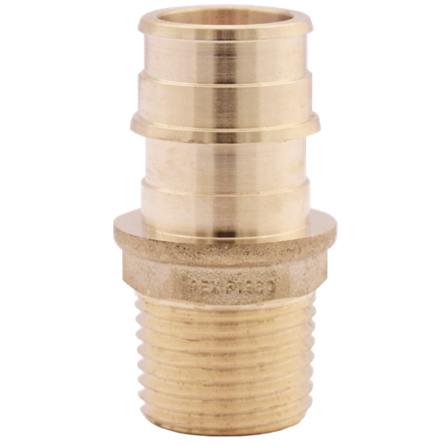 1-1/4" Expansion X 1-1/4" Male Pex Brass Adapter Lead Free