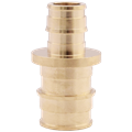 1/2" Expansion X 3/8" Expansion Pex Brass Coupling Lead Free
