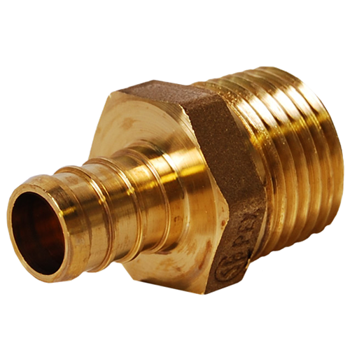 3/4" Pex Crimp X 3/4" Ip Male Adapter Lead Free