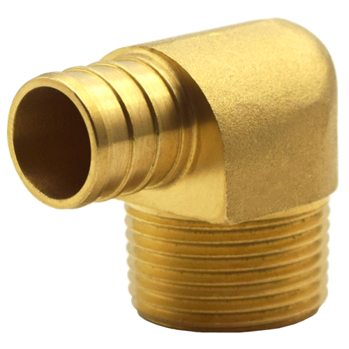 3/4" Pex Crimp X 3/4" Ipt Male Elbow Lead Free