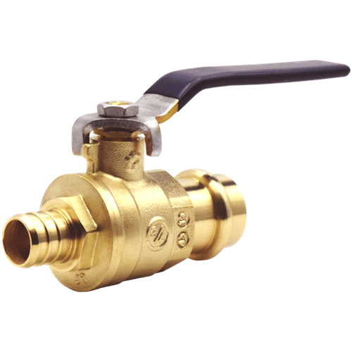 Legend P-2006NL No Lead DZR Brass Press x PEX Ball Valve (Full Port)