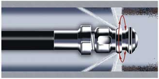 General Wire 176199 - Water Jetter Deluxe 3/8" Rotary Nozzle (for J2000, J2900,