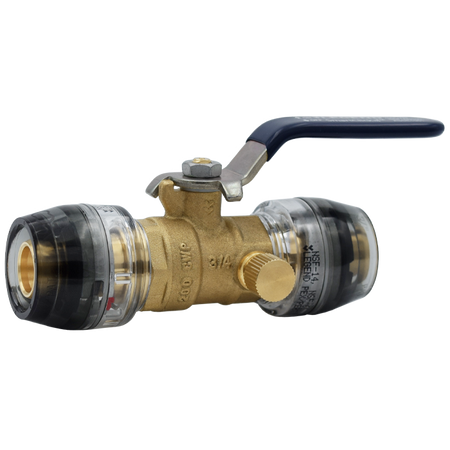 Legend SmartClick Ball Valve w/Drain