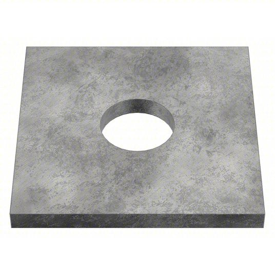 Square Strut Washer Electro-Galvanized 1/4"