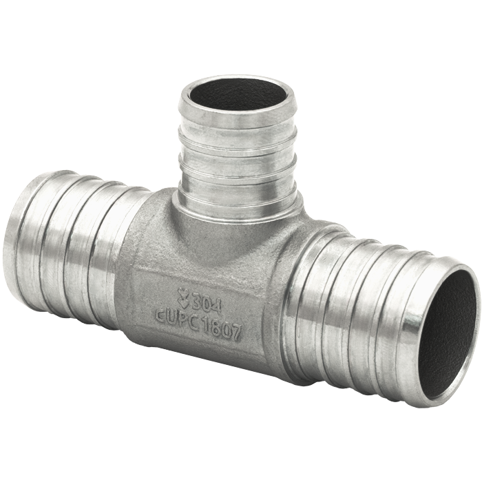 Legend SS Crimp PEX Reducing Tee