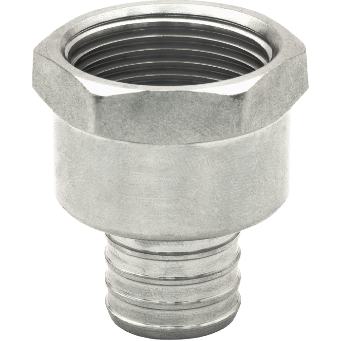 Legend SS Crimp PEX x FNPT Adapter