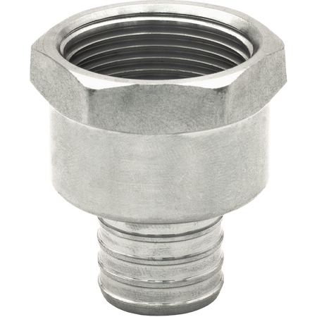 Legend SS Crimp PEX x FNPT Adapter