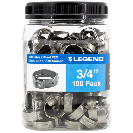 Legend SS PEX Non-Slip Clamp BP