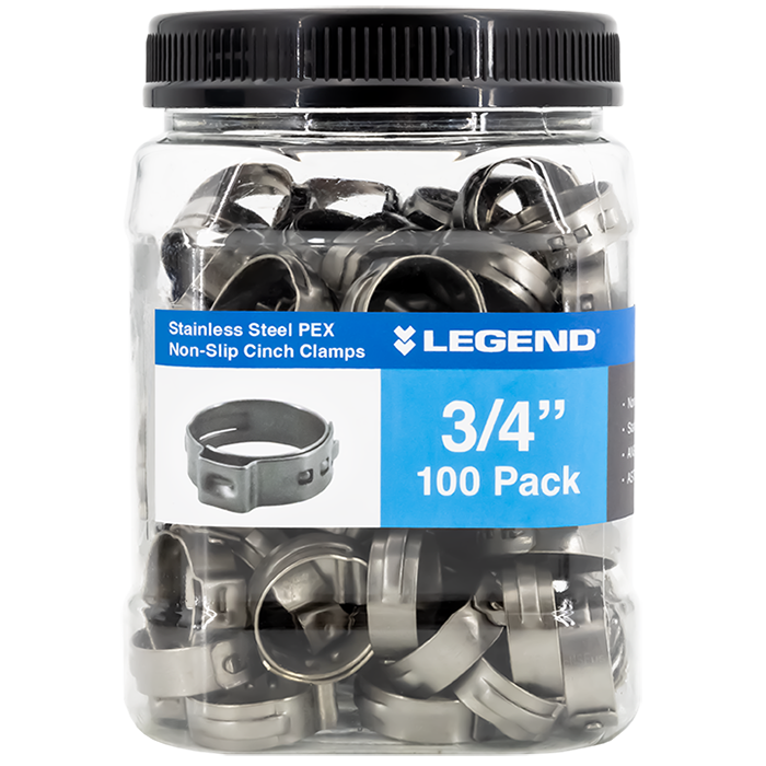 Legend SS PEX Non-Slip Clamp BP