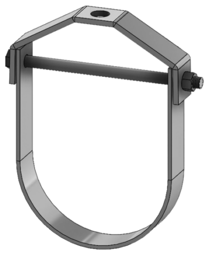 Clevis Standard Electro-Galvanized 16" IPS