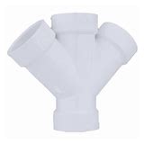 1-1/2" Double Wye PVC DWV