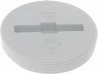 1-1/2" FLUSH C/O Plug MPT PVC DWV