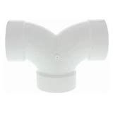 1-1/2" Double 90° Bend PVC DWV