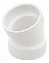 1-1/2" 22.5° Bend PVC DWV