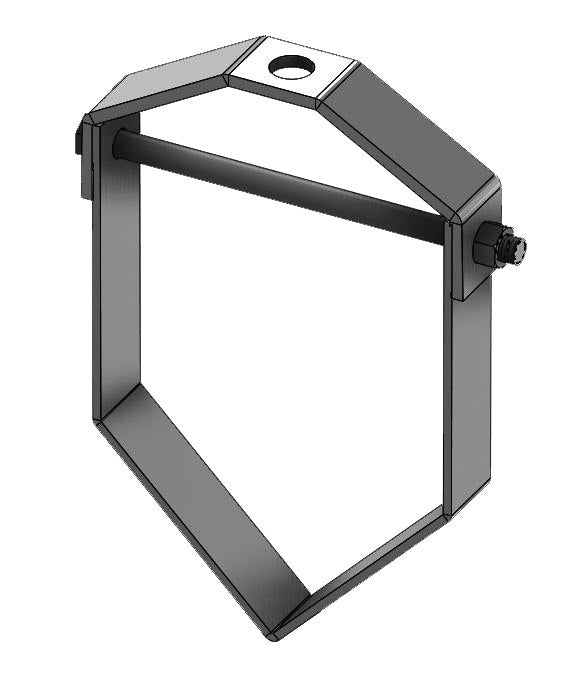Clevis V-Bottom Electro-Galvanized Size 1 (1/2" - 2" IPS)